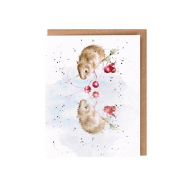 Wrendale greeting card - "The Berry Best" - muis