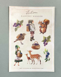 Iris Esther Art Stickers - Harvest Wonder