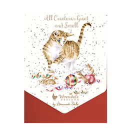 Wrendale Christmas Card Pack "All Creatures Great & Small"