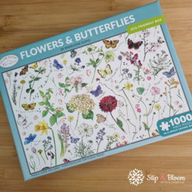Otter House puzzel - 1000 - Flowers & Butterflies