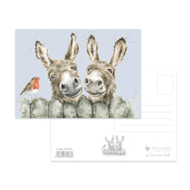 Wrendale postcard "Hee Haw" - ezel