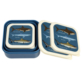 Lunchboxen set - sharks