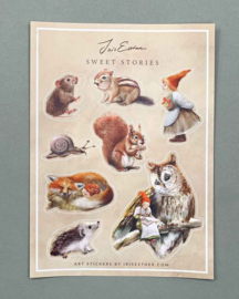 Iris Esther Art Stickers - Sweet Stories