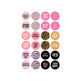 Stick It Stickerbook - pink