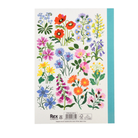 Wild Flowers A5 Notebook