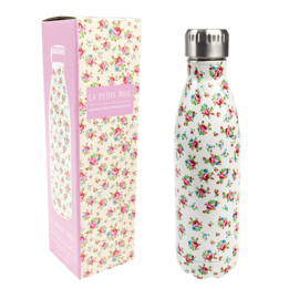 RVS waterfles/thermosfles - 500 ml - La Petite Rose