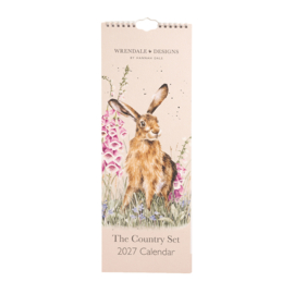 Wrendale 2027 Slim Calendar "The Country Set"