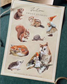 Iris Esther Art Stickers - Sweet Stories