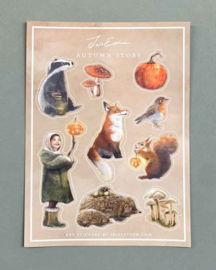 Iris Esther Art Stickers - Autumn Story