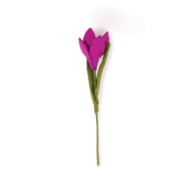Vilten bloem - Krokus - cyclaam