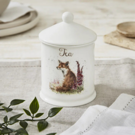 Wrendale Royal Worcester Tea Canister "Foxgloves" - vos