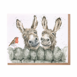 Wrendale greeting card - "Hee Haw" - ezel