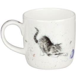 Wrendale Royal Worcester mok "Cat and Mouse" - kat