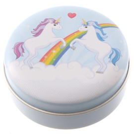 Lipbalm in blikje - unicorn