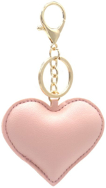 Keychain - hartje roze