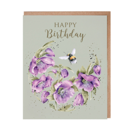 Wrendale greeting card "Happy Birthday" - hommel