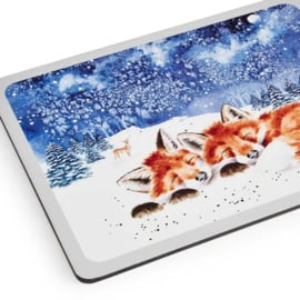 Wrendale Placemats Medium "Winter Skies" - set van 4