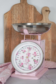 Isabelle Rose retro keuken weegschaal - Lucy pink