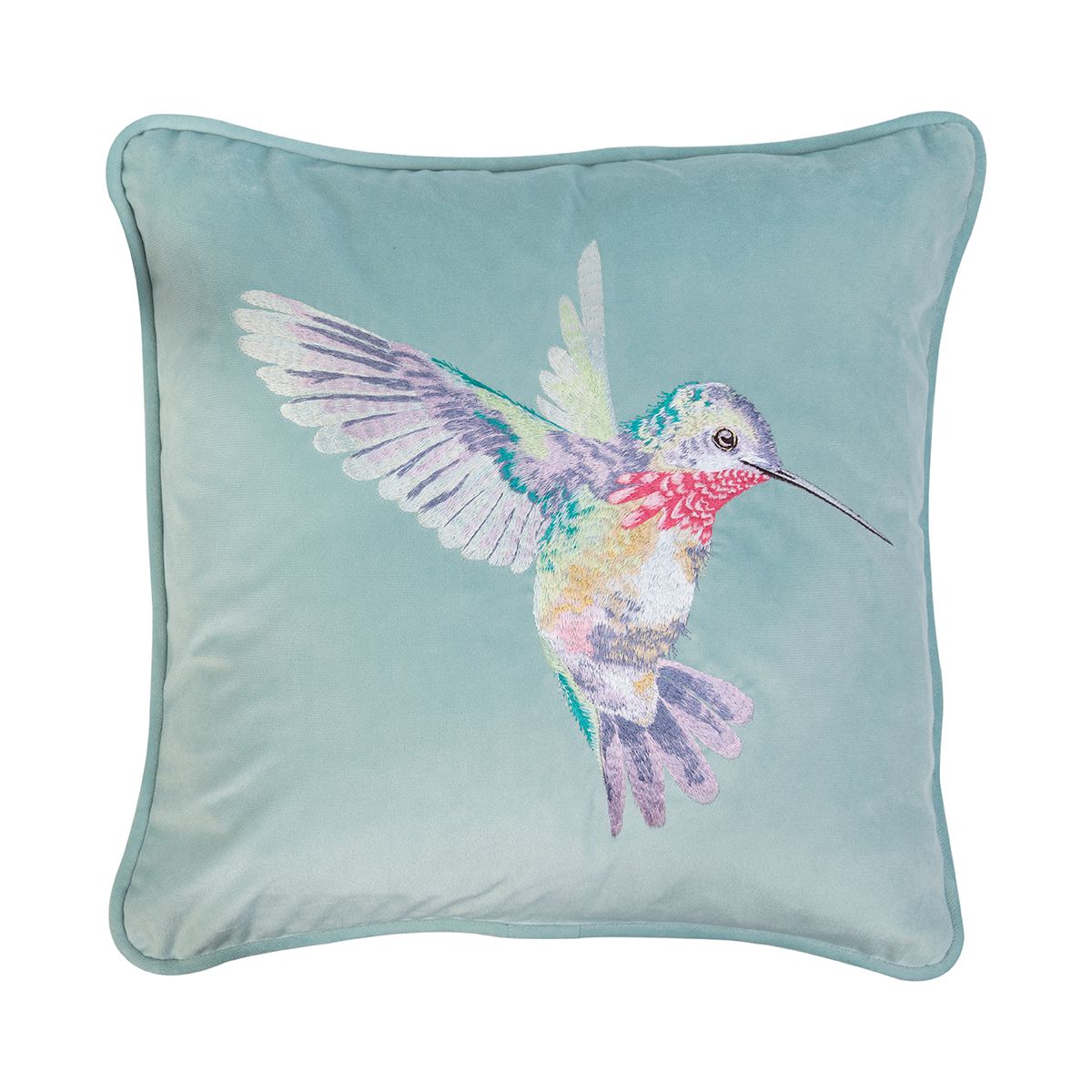 Wrendale Embroidered Cushion Cover "Wisteria Wishes" - kolibri