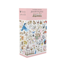 Wrendale Jigsaw Puzzle - Garden Birds