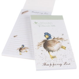 Wrendale Magnetic Shopping Pad "A Waddle and a Quack"