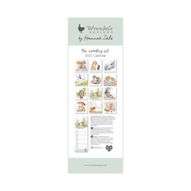 Wrendale 2025 Slim Calendar "The Country Set"