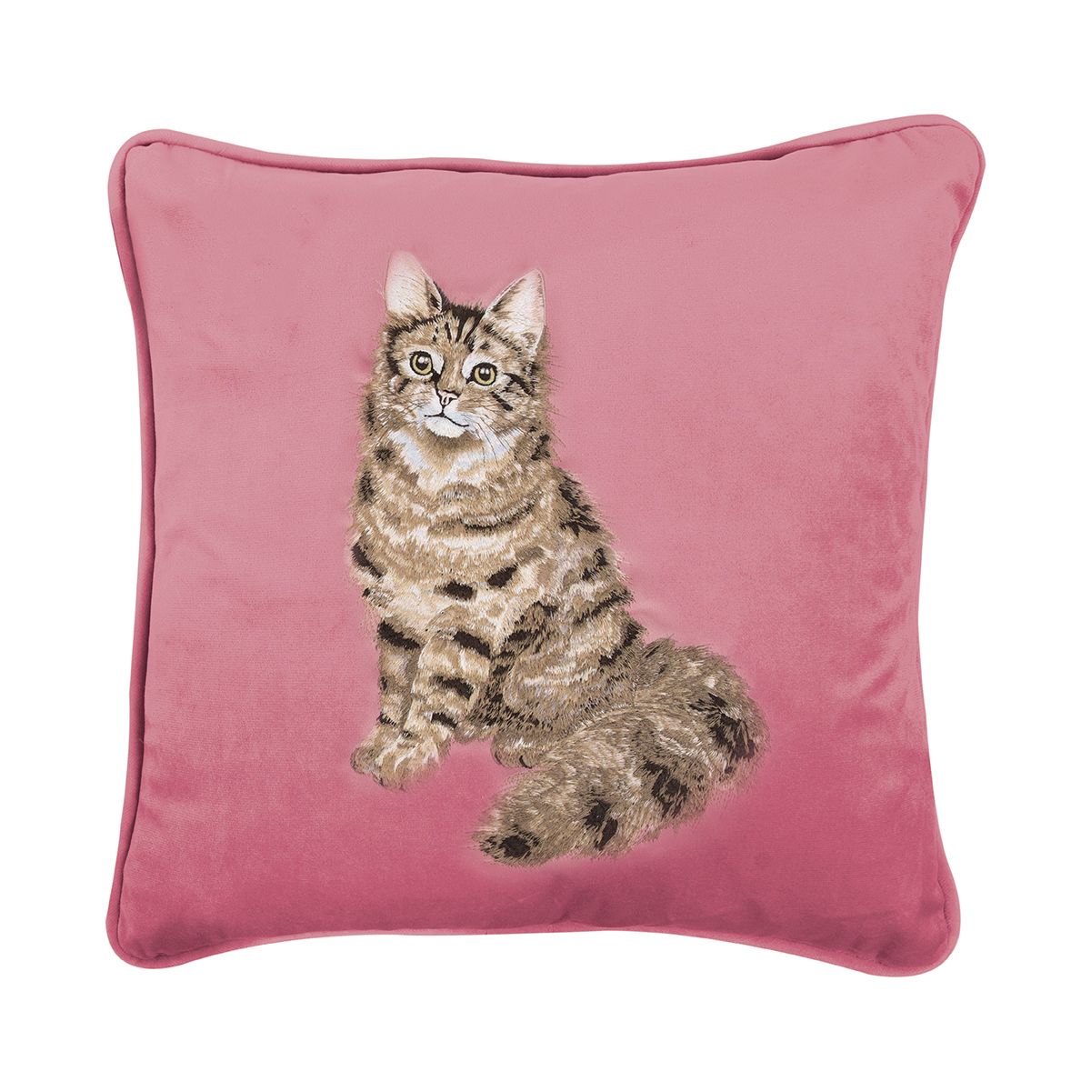 Wrendale Embroidered Cushion Cover "Feline Fabulous" - poes