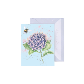 Wrendale mini card "Hydrangea" - hommel