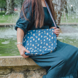 Wrendale Cross Body Bag "A Dog's Life"