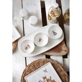Wrendale Royal Worcester Tray & 3 Bowls "Lettuce Be Friends"
