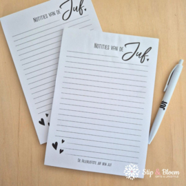 A5 Notepad - juf