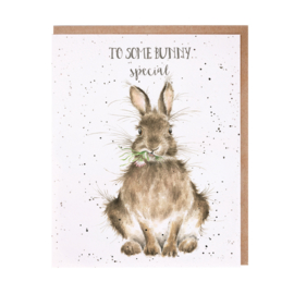 Wrendale greeting card "Some Bunny Special" - konijn