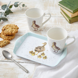 Wrendale Mug & Tray set "Lovely Mum" - eendjes