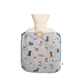 Wrendale hot water bottle "A Dog's Life" - hond