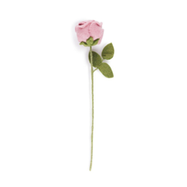 Vilten bloem - Roos roze
