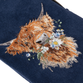 Wrendale embroidered Glasses Pouch "Daisy Coo" - hooglander