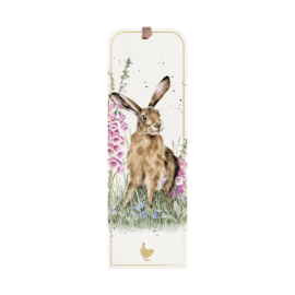 Wrendale boekenlegger "The Wild Garden" - haas
