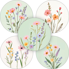 Sticker - plukboeket - per 10 assorti