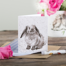 Wrendale mini card "Rosie" - konijn