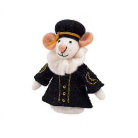 Vilten vingerpopje "Hoofdpiet" - Pietermuis