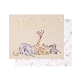 Wrendale greeting card "Hello Baby"