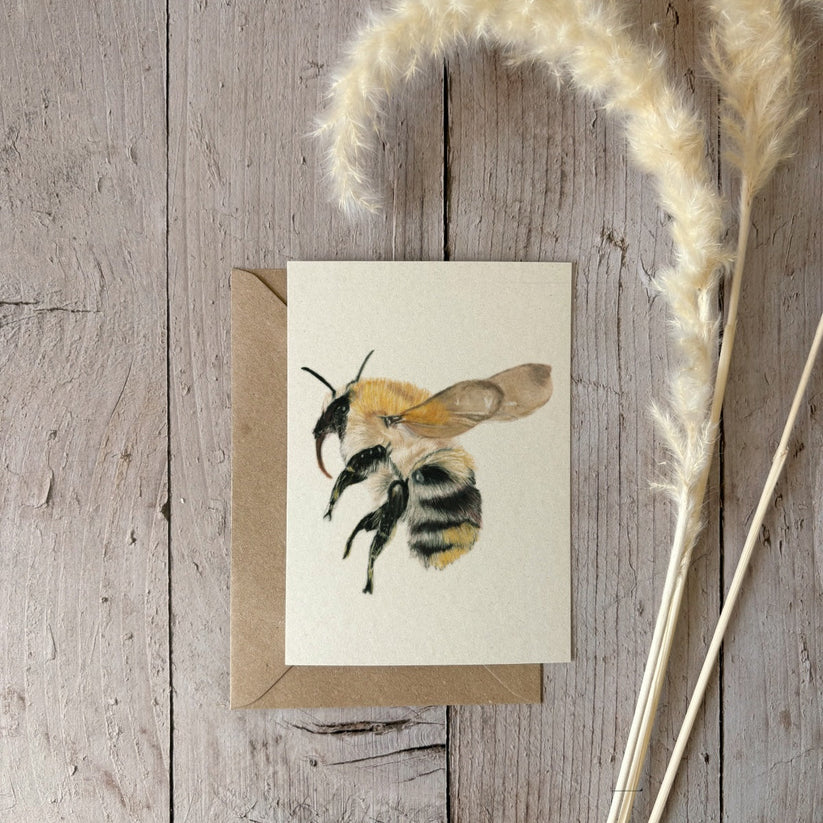Fencil Art Studio - A6 kaart met envelop - hommel