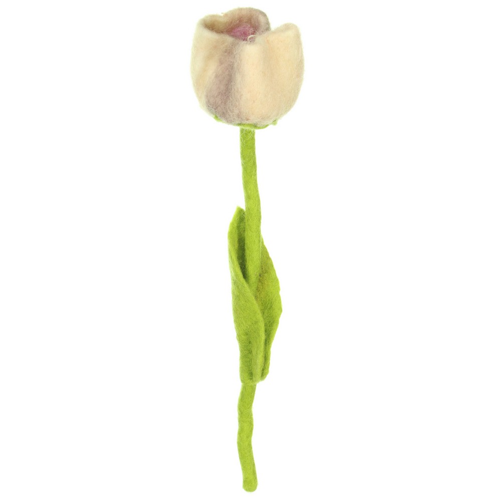 Vilten bloem - Tulp Livia - lila
