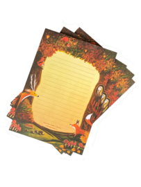 Esther Bennink A5 note pad - Autumn Magic