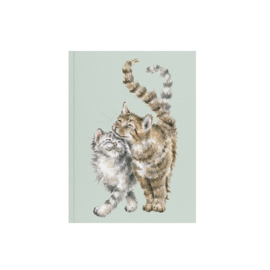 Wrendale A6 Paperback Notebook "Feline Good" - kat