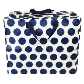 Rex London Jumbo bag - Navy Dots