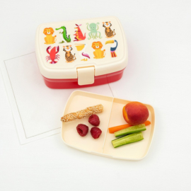 Lunchbox  met tray - Colourful Creatures
