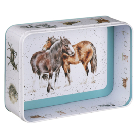Wrendale Rectangular Tin - The Country Set "Hee Haw"