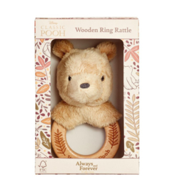 Classic Winnie the Pooh houten ringrammelaar