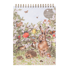Wrendale Nature Sketchbook - "Hidden in the Hedgerow"